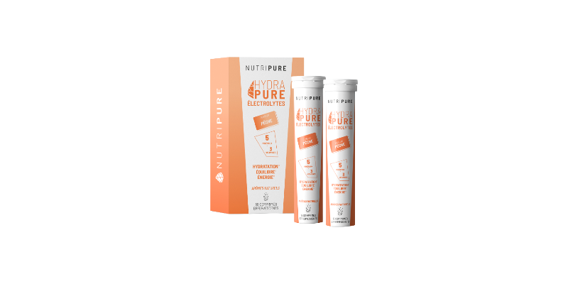 Hydrapure Électrolytes - pêche — Nutripure