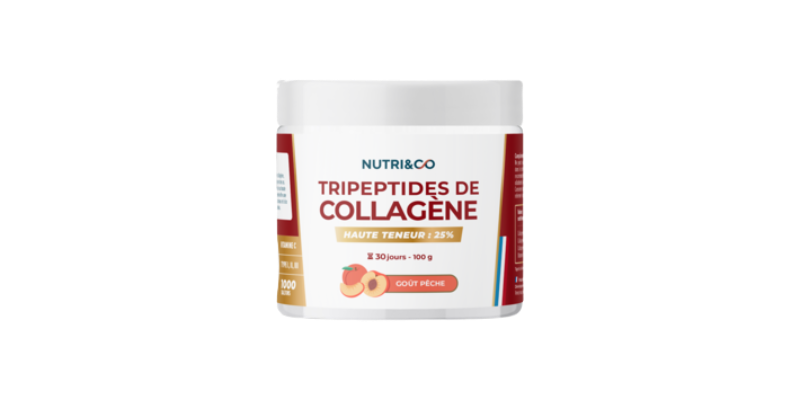 Tripeptides de collagène - goût pêche — Nutri&Co