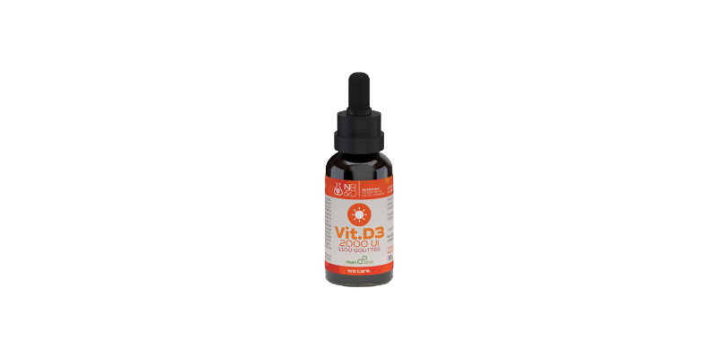 Vitamine D3 2000 UI (1100 gouttes) — Nutri-logics (NR&D)